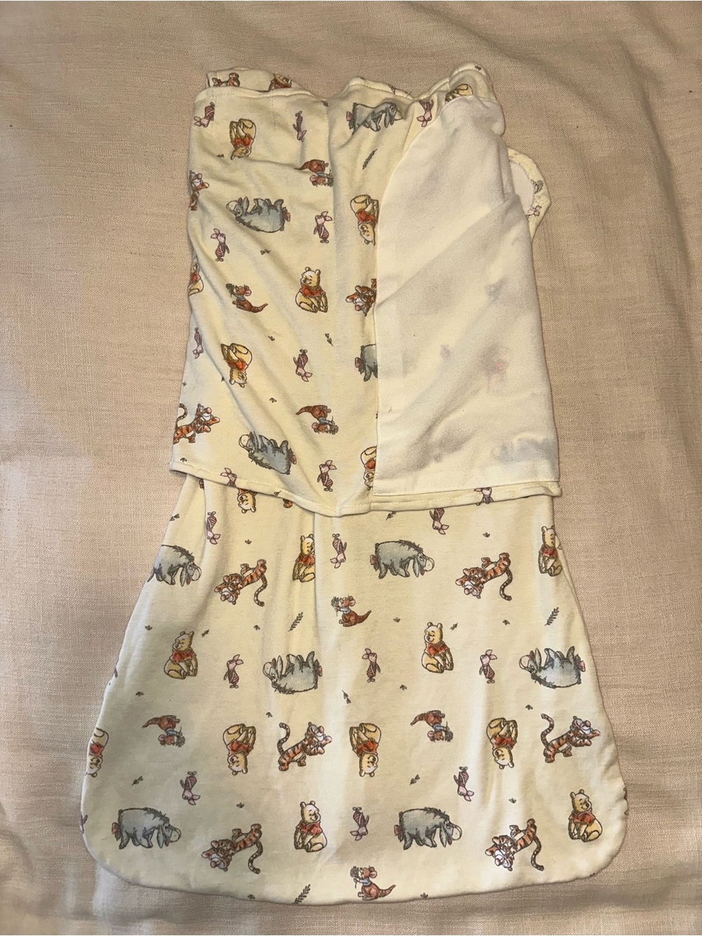 Disney Winnie the Pooh 100% Cotton Halo Sleep Sack 0.5 TOG - Size S, 3-6months - Picture 4 of 4